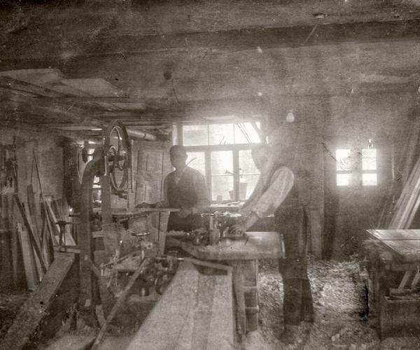 Schreinerei - historisches Bild