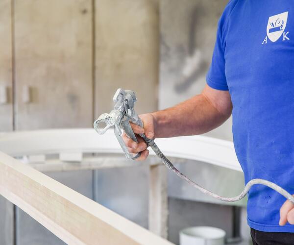 Lackierung Fensterrahmen